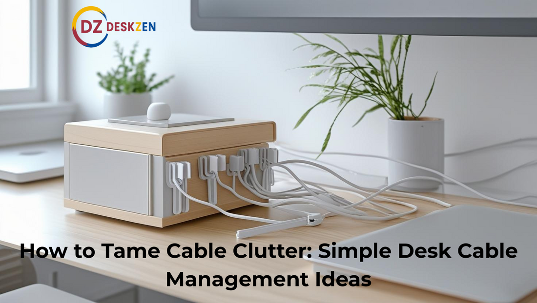 How to Tame Cable Clutter: Simple Desk Cable Management Ideas