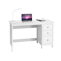 3 Drawer Computer Desk With Spacious Desktop For Office