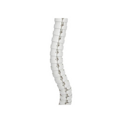 Umbilical Cable Management Floor To Desk 780Mm White