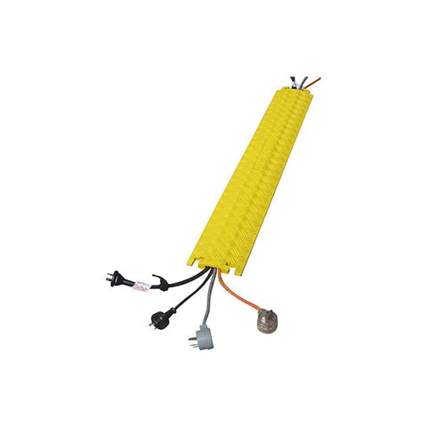 Cable Safe Yellow Drop Over Cable Ramp Pedestrian Polyurethane