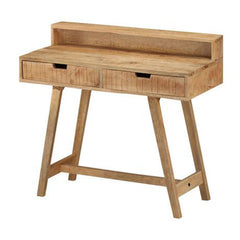 Desk 100 X 45 X 90 Cm Solid Rough Mango Wood