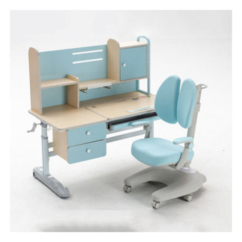 120Cm Height Adjustable Children Kids Ergonomic Study Desk Chair Set