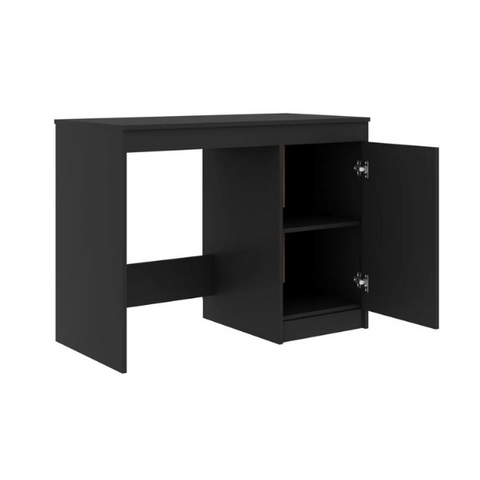 Desk Grey 100X50X76 Cm Chipboard