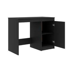 Desk Grey 100X50X76 Cm Chipboard