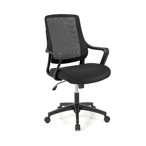 Ergonomic Office Chair With Curved Backrest Armrest