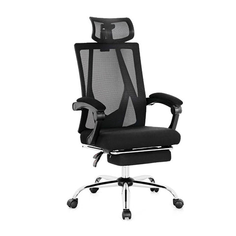 Ergonomic Recliner Mesh Office Chair With Adjustable Headrest