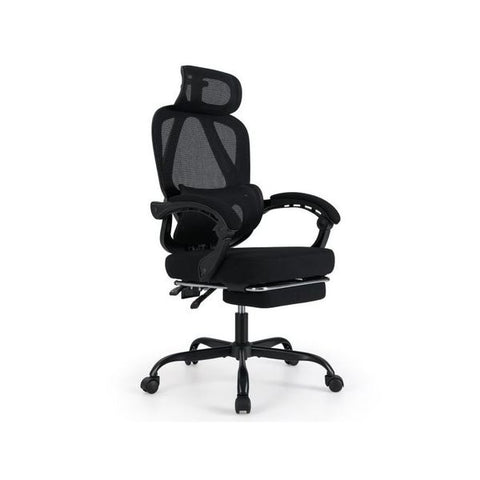 Ergonomic Office Chair High Back Mesh With Retractable Footrest