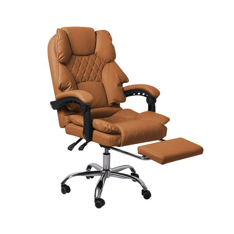 Gaming Chair Office Computer Seat Pu Leather Executive Footrest