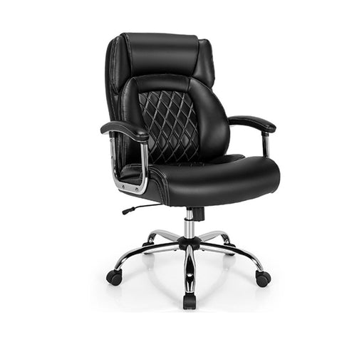 Height Adjustable Executive Chair With Upgraded Padded Armrest