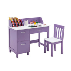 Kids Learning Desk And Chair Set For Bedroom And Study Room