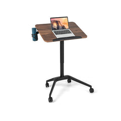 Mobile Height Adjustable Standing Desk With Anti Fall Baffle For Home