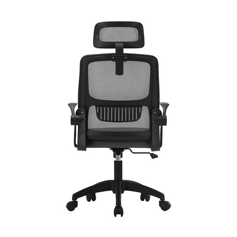 Mesh Office Chair Executive Fabric Gaming Seat Racing Tilt Computer Black