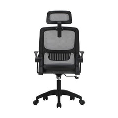 Mesh Office Chair Executive Fabric Gaming Seat Racing Tilt Computer Black