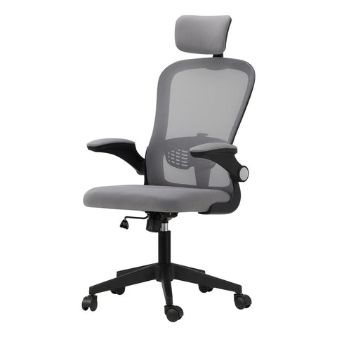 Mesh Office Chair Executive Seat Racing Tilt BK&GY