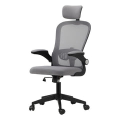 Mesh Office Chair Executive Seat Racing Tilt BK&GY