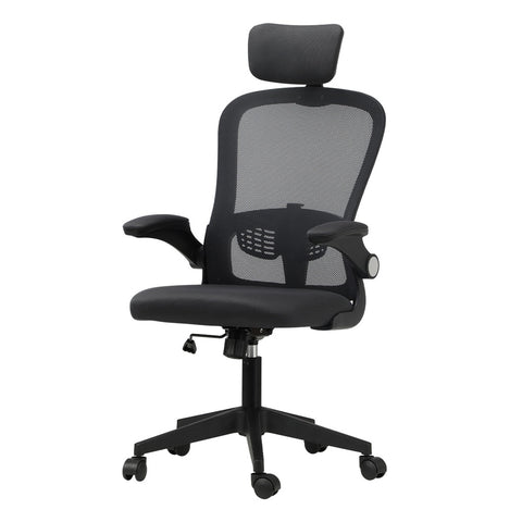 Mesh Office Chair Executive Seat Racing Tilt DGY&BK