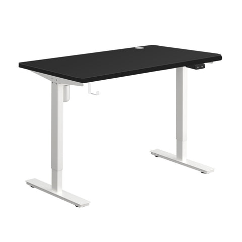 Electric Standing Desk Single Motor Walnut&Black 120cm