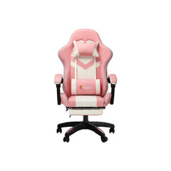 Gaming Chair 7 Rgb Led 8 Point Massage Racing Recliner Office Computer