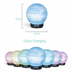 Essential Oil Aroma Diffuser - 100ml Ball Aromatherapy Ultrasonic Humidifier
