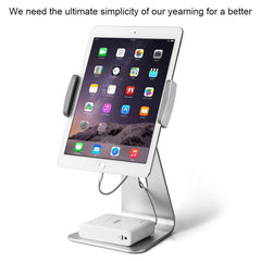 360 Degree Rotating Aluminum Tablet Stand - Universal 7-13 Inch