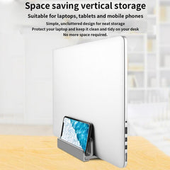 Multifunctional Aluminum Storage Stand for Laptop Tablet and Phone
