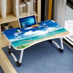 Adjustable Folding Laptop Desk with Non-slip W-shaped Legs - Portable and Compact - Hcb5116A