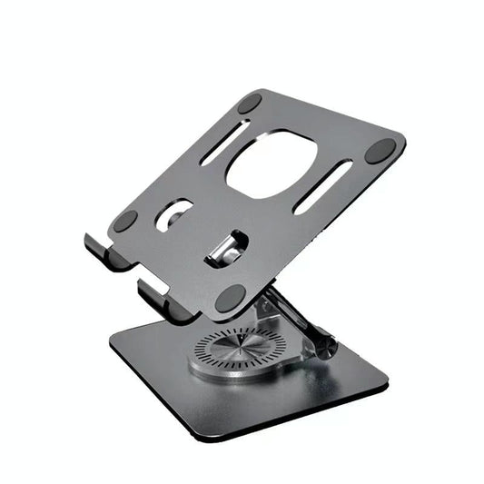 Universal Tablet Stand - 360 Degree Rotating Foldable - Gray