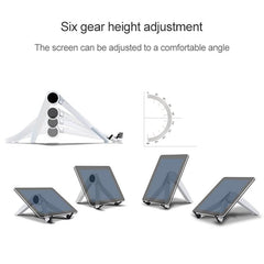 Triangle Cooling Bracket for Tablets Laptops and Desktops - White