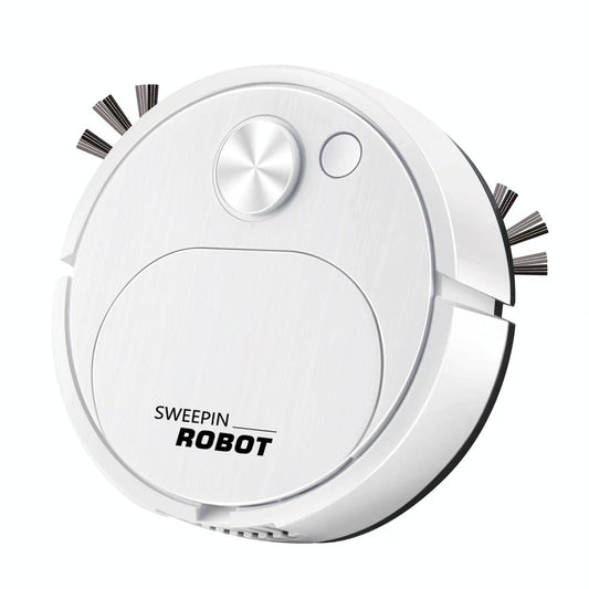 Smart Usb Charging Robot Vacuum for Family Cleaning - Black