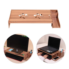 Wood Monitor Stand with Keyboard Storage - Tbd049404601C