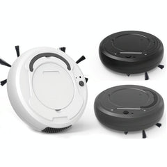 Smart 3-in-1 Robot Vacuum with Wet / Dry Mopping - Rechargeable & Auto Cleaning - Black - Gray