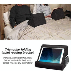 Versatile Laptop Rest Cushion with Cooling Pad - Rose Red