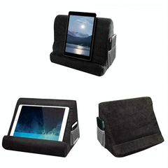 Versatile Laptop Rest Cushion with Cooling Pad - Grey