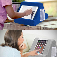 Versatile Laptop Rest Cushion with Cooling Pad - Grey