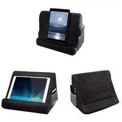 Versatile Laptop Rest Cushion with Cooling Pad - Grey