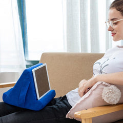 Versatile Laptop Rest Cushion with Cooling Pad - Grey