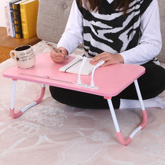 Portable Folding Desk with Fan & Lamp - Compact Design - Eye Grotection Green