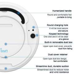 Smart Household Vacuum Cleaner - 1800pa Suction - Ca0380H