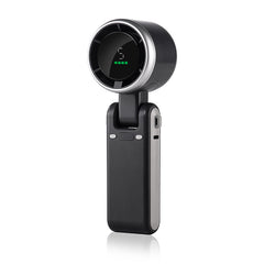 Black Portable Handheld Mini Fan - USB Rechargeable Desktop Fan for Outdoor and Indoor Use