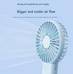 2 PCS Pink Portable USB Fan - 3 Speed Settings - Perfect for Office, Desk & Travel