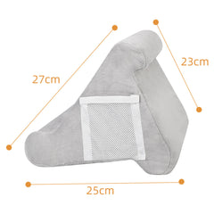 Purple Soft Multi-Angle Tablet Pillow Stand - Comfy Reading & Viewing Holder for iPads, Books, eReaders
