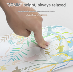 Grey Ergonomic Mouse Pad with 3D Silicone Gel Wrist Rest - Stylish Comfort & Support for Office & Home