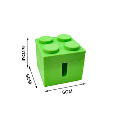 Playful Building Block Desk Cable Holder - Creative Cord Organizer Tidy, 2-Pack
