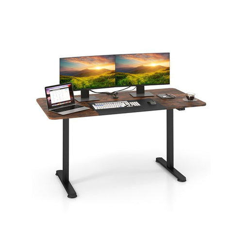 Electric Standing Desk With Cable Management And Adjustable Height
