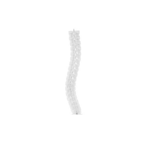 Umbilical Cable Management Floor To Desk 780Mm Clear