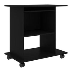 Computer Desk Black 80X50X75 Cm Chipboard