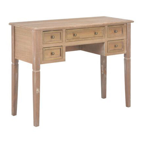 Writing Desk Brown Wood