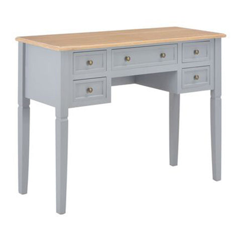 Writing Desk Grey Pinewood
