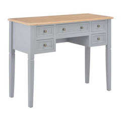 Writing Desk Grey Pinewood