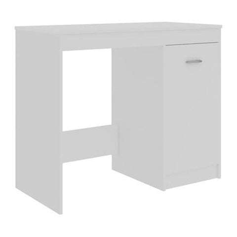 Desk White 100X50X76 Cm Chipboard